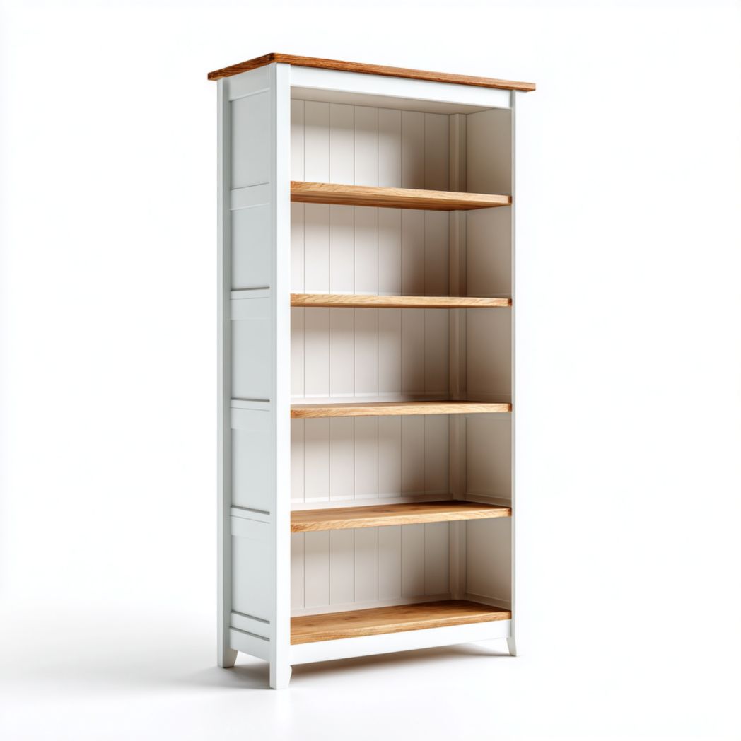 Bibliothèque en bois à cinq niveaux