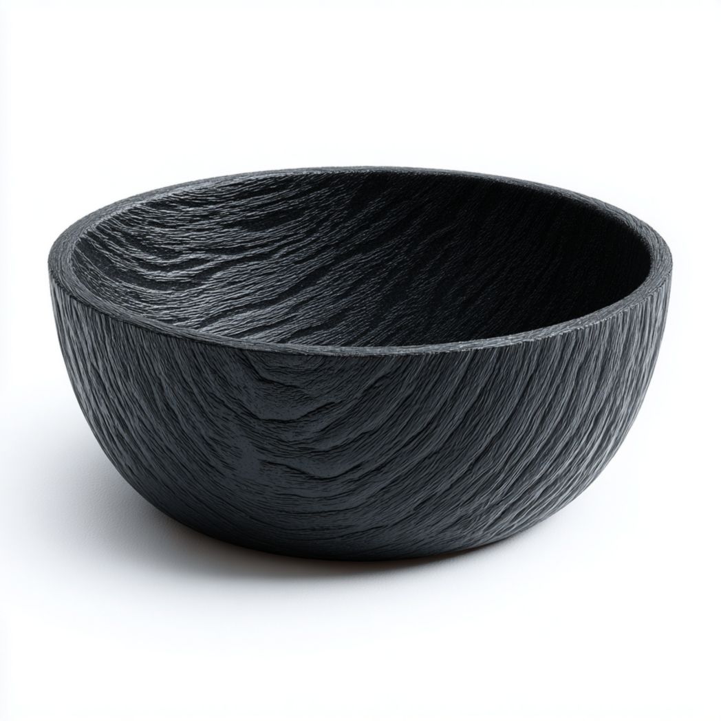 Bol en Céramique Noir avec Texture