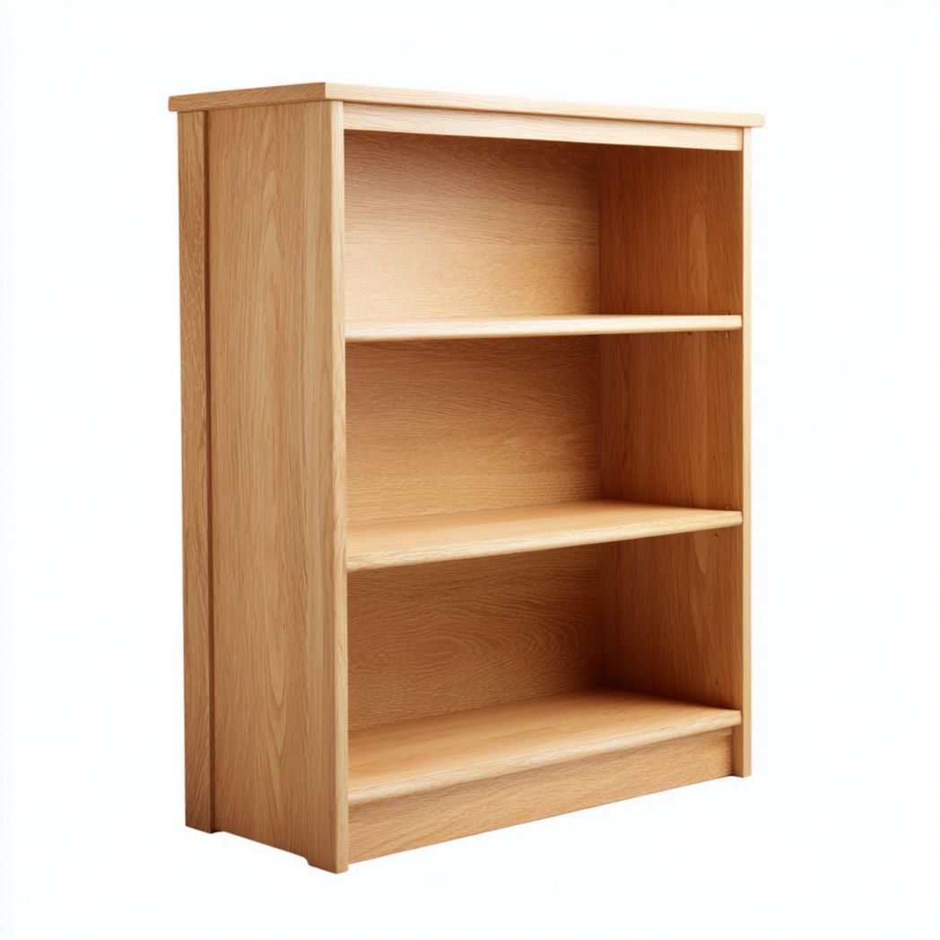 Bibliothèque à 3 niveaux marron clair