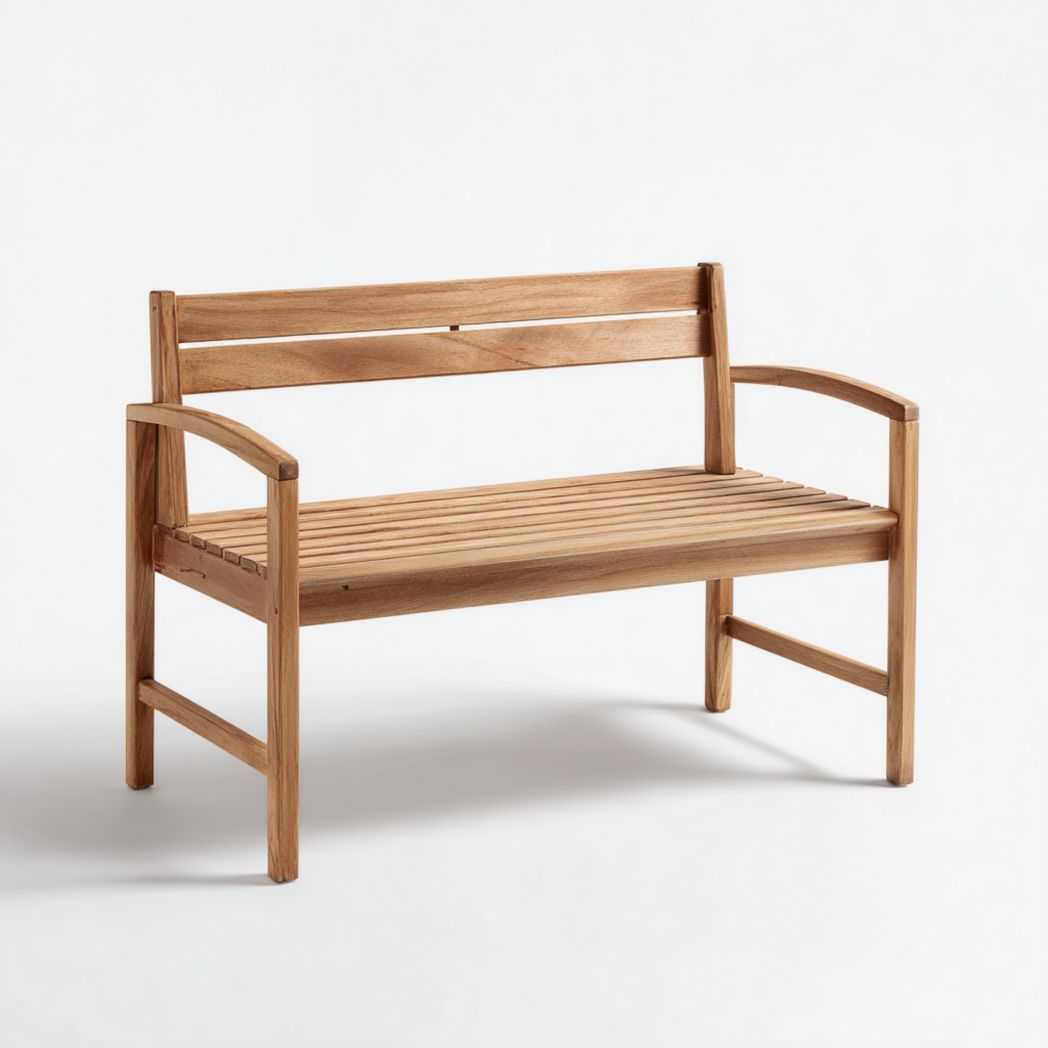 Banc de jardin en bois massif d’extérieur