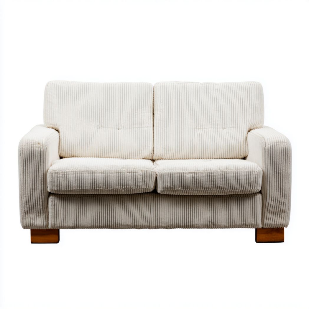 Canapé deux places beige clair