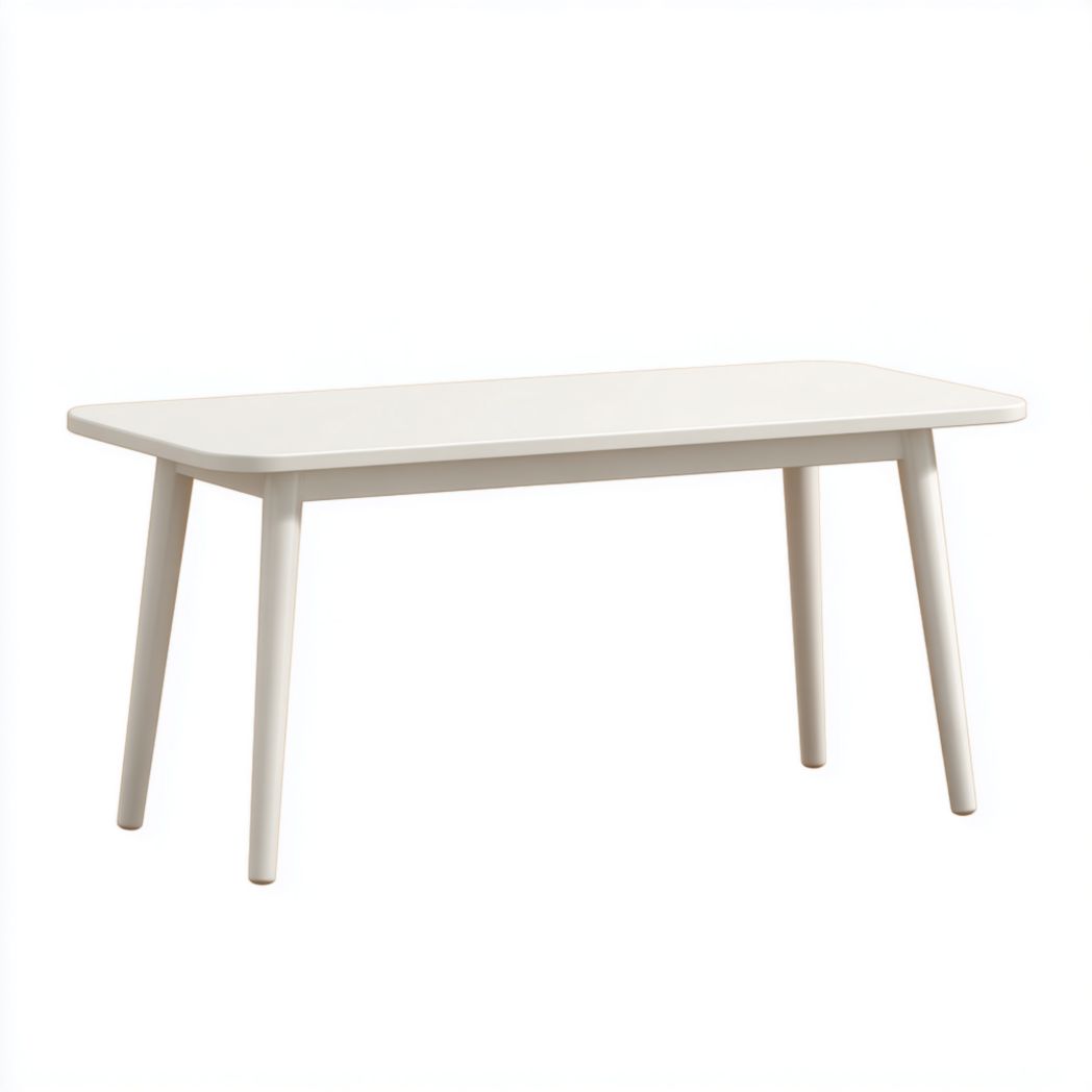 Console rectangulaire en bois beige clair