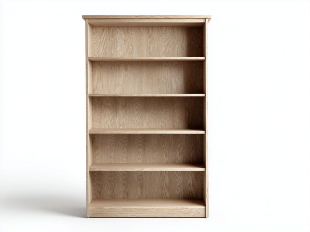 Étagère 5 niveaux en MDF chêne clair