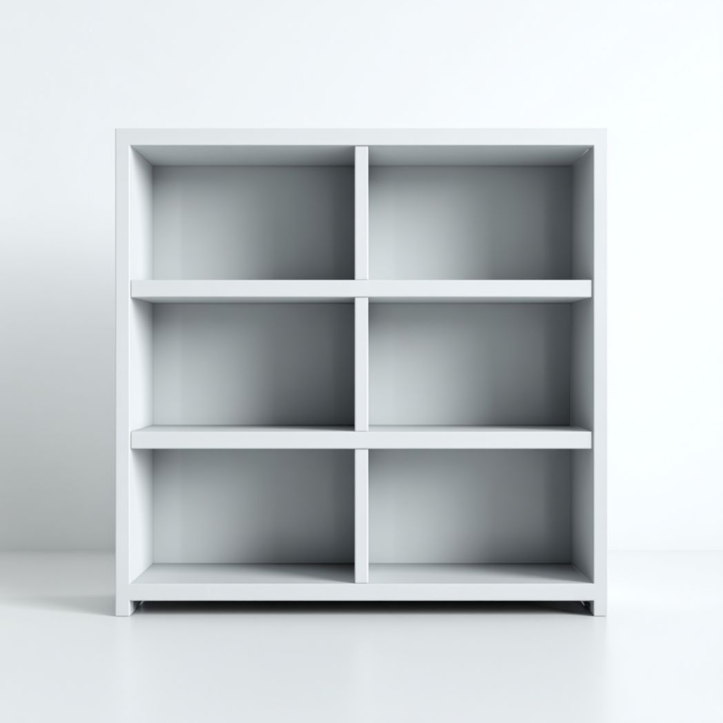 Bibliothèque enfant à six cases ouverte