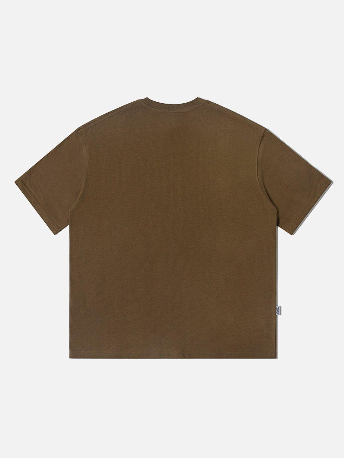 TALISHKO Fuzzy Graffiti Print Tee