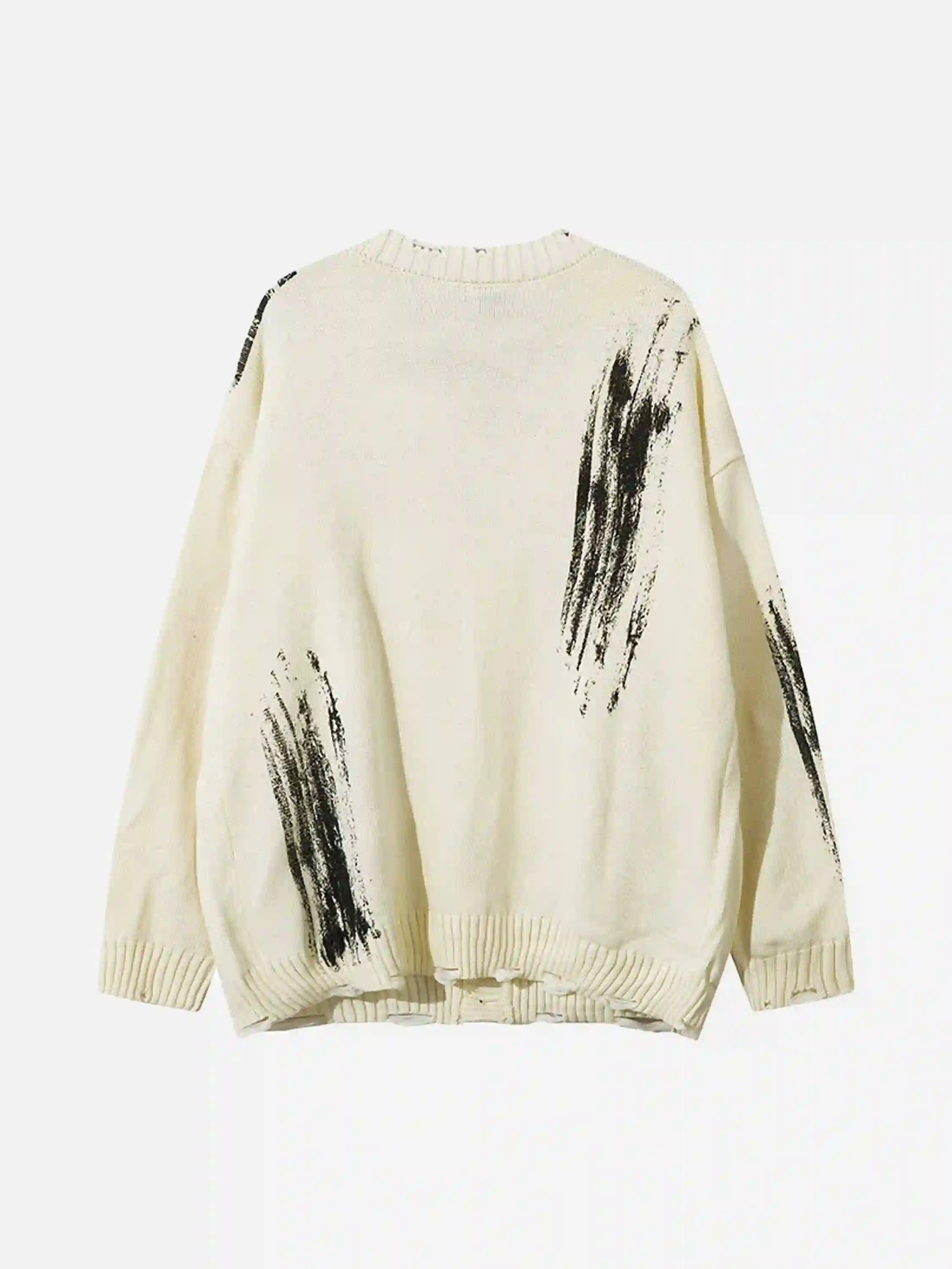 TALISHKO Palm Graffiti Cardigan