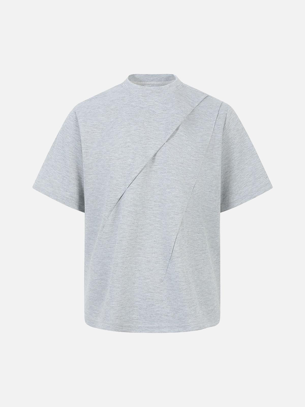 TALISHKO Classic Tailoring Pleated T-Shirt