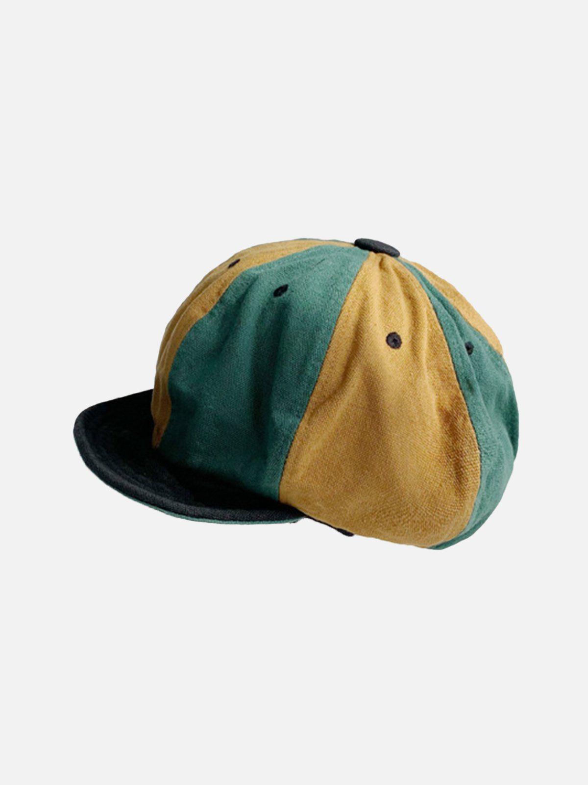 TALISHKO Vintage Color Block Casual Hat