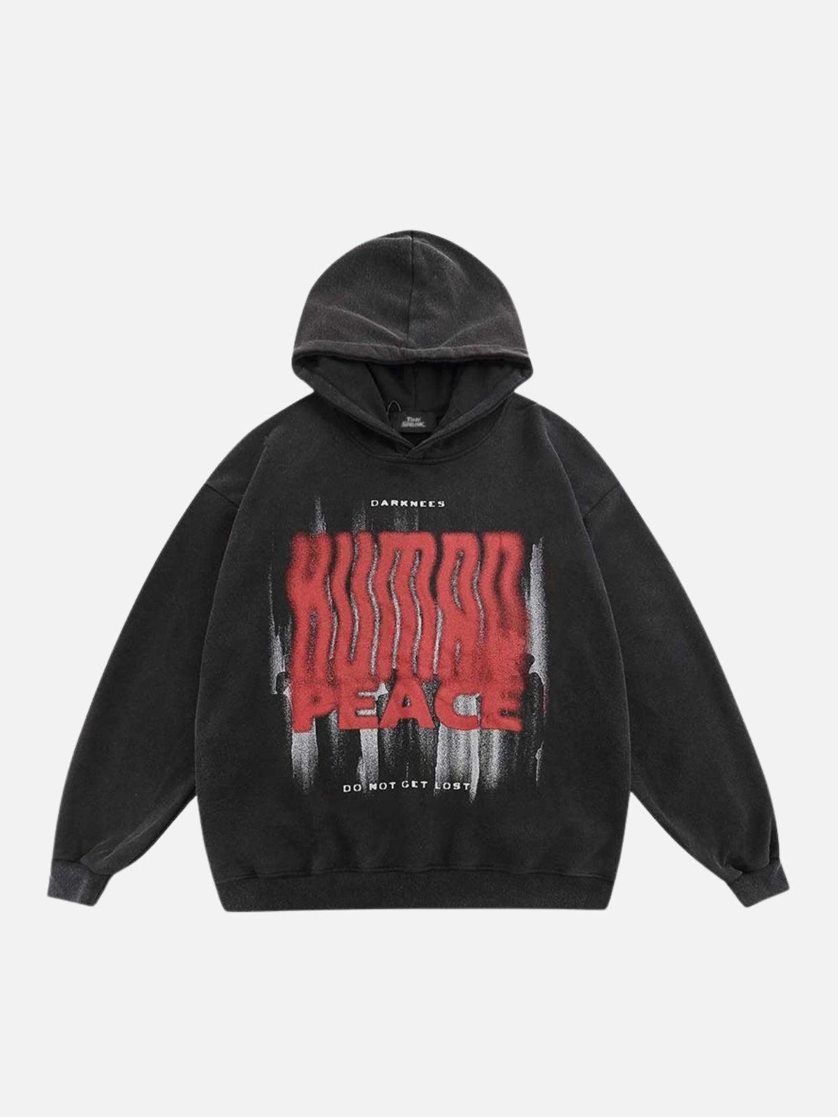 TALISHKO Darkness Shadow Graphic Hoodie