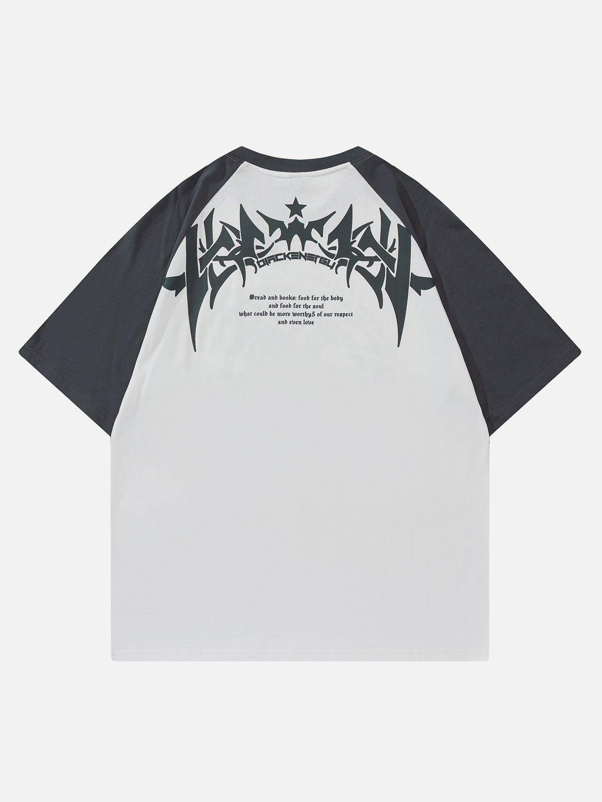 TALISHKO Star Gothic Leeter Print Tee