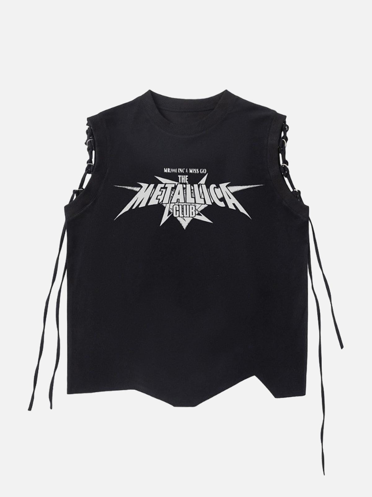 TALISHKO Graphic Adjustable Straps Vest