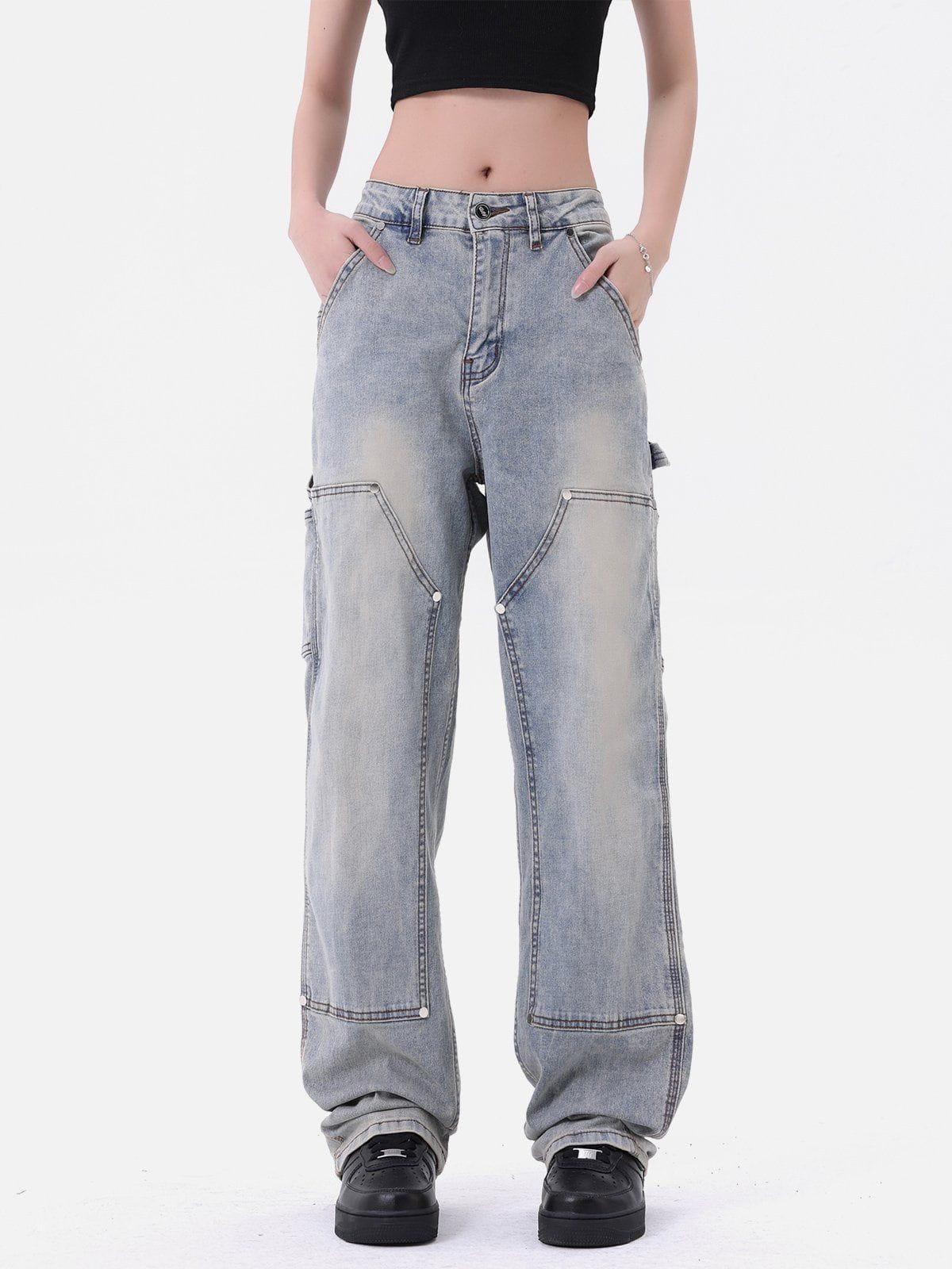 TALISHKO Rivet Pocket Jeans