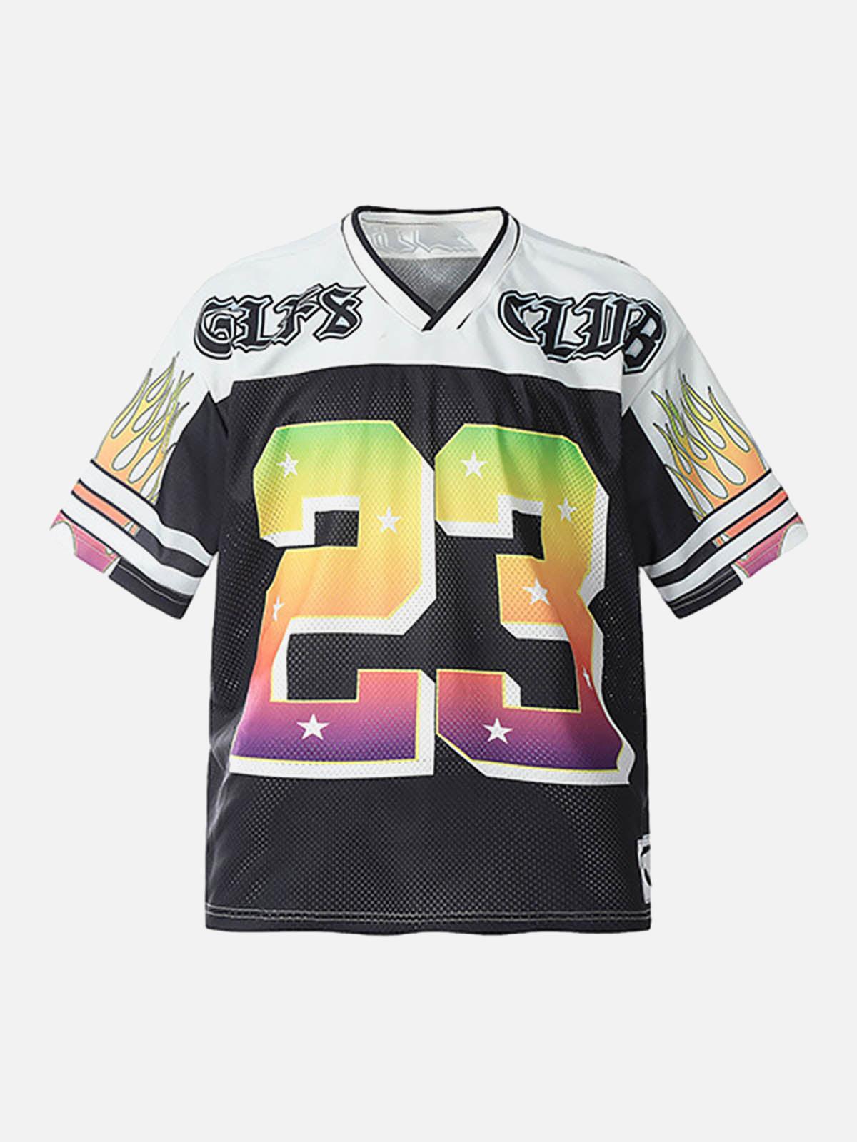 TALISHKO Gothic Style Embroidered Jersey T-Shirt