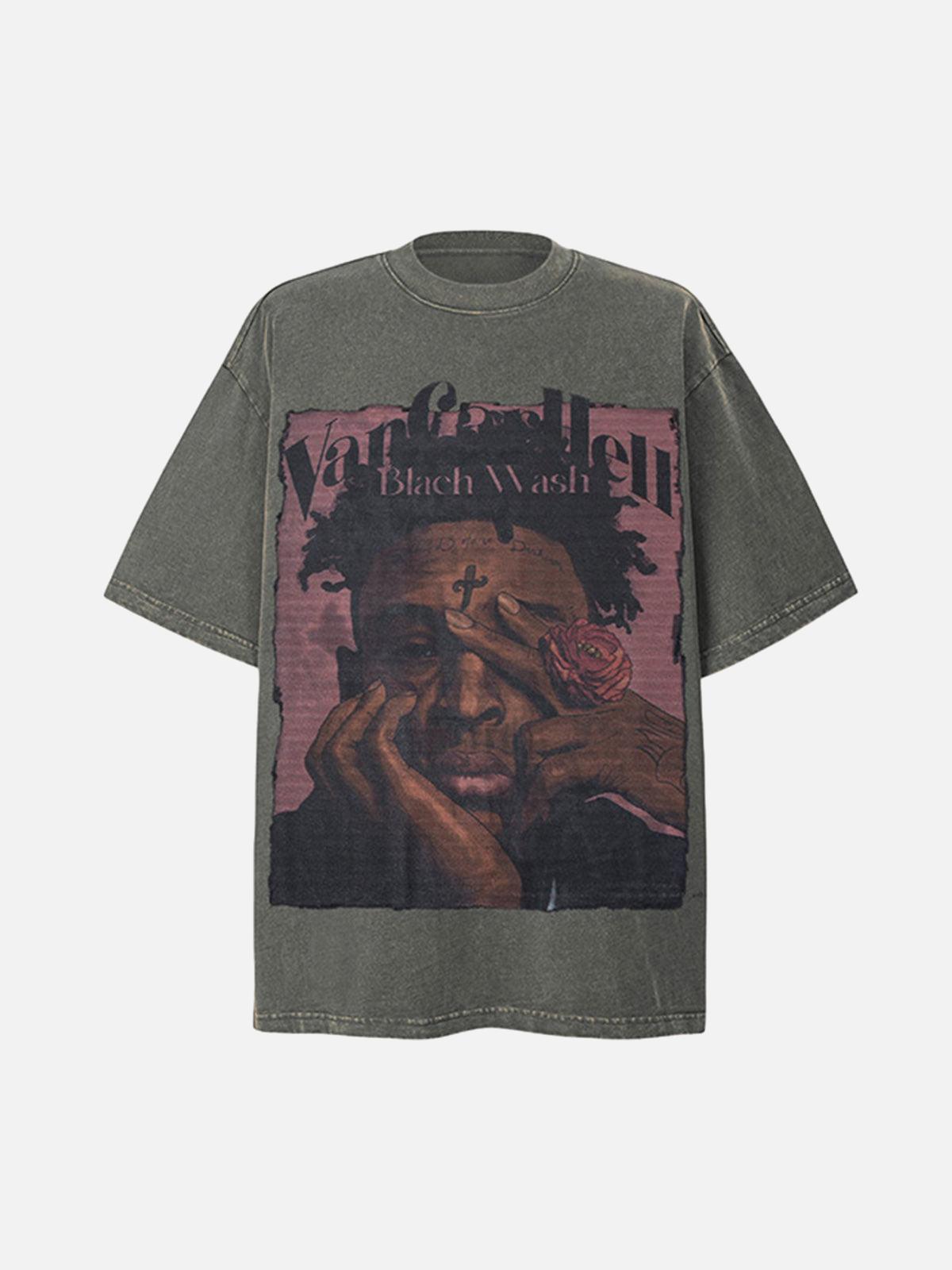 TALISHKO Vintage Artistic Graphic T-Shirt