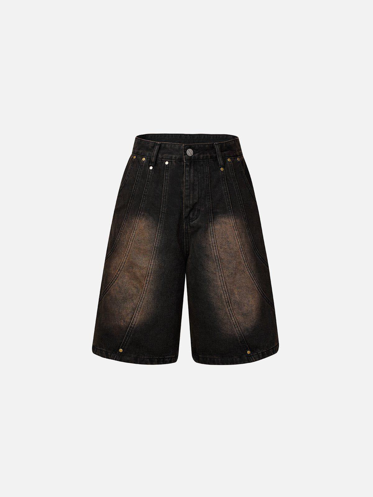 TALISHKO Deconstructive Washed Jorts