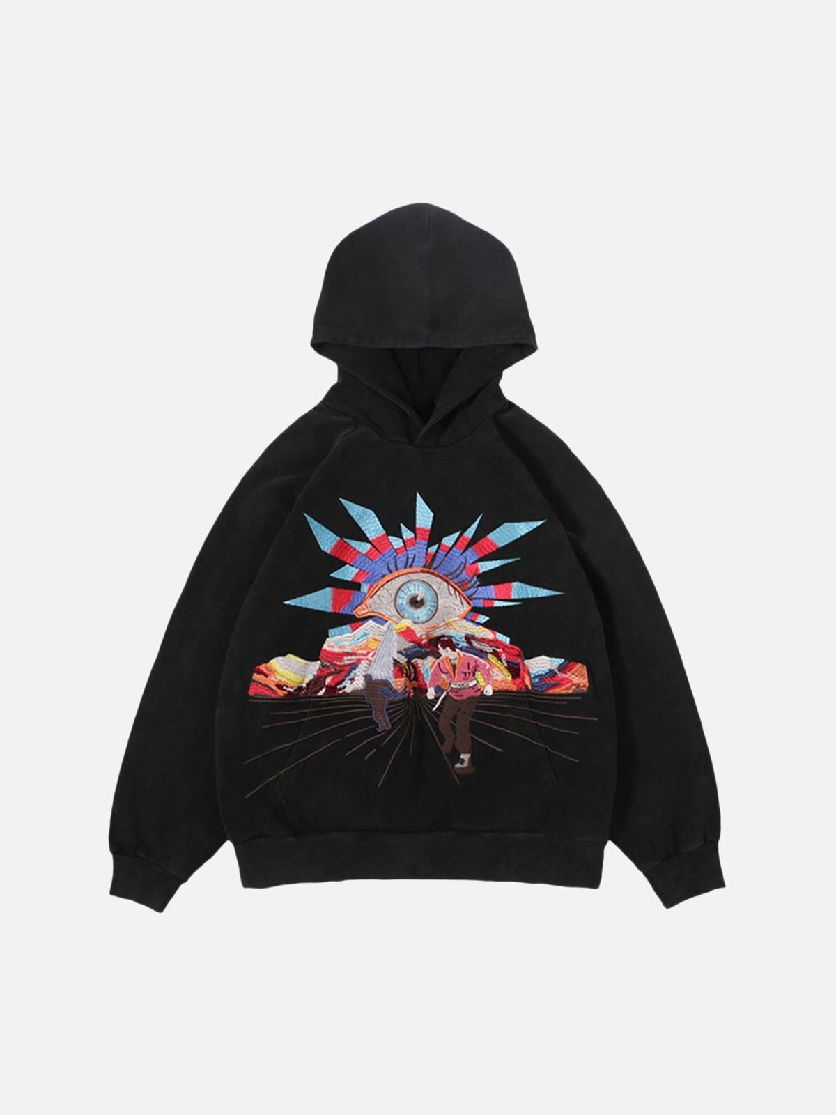 TALISHKO Evil Eye Embroidered Hoodie