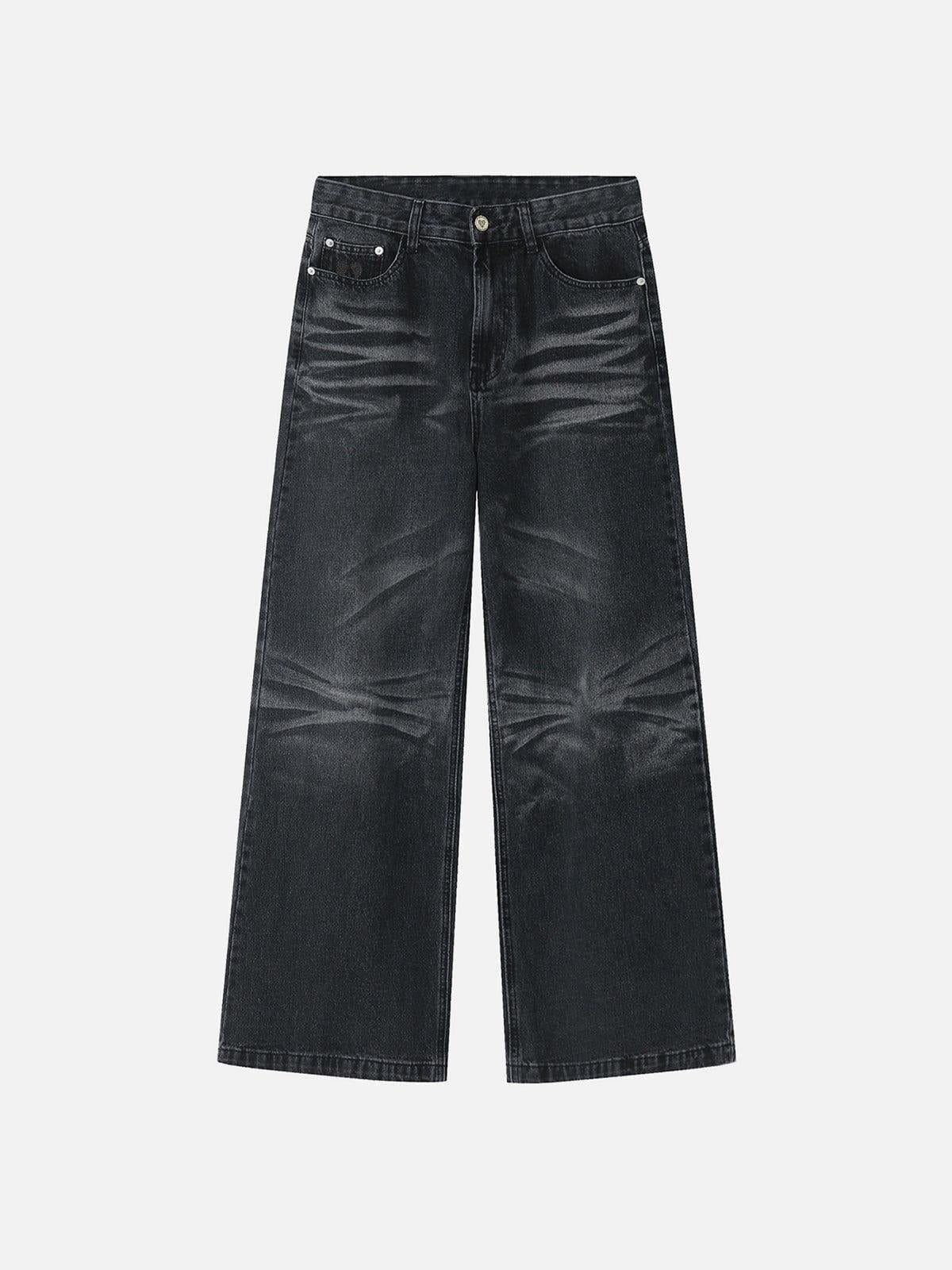 TALISHKO Vintage Folds Loose Jeans