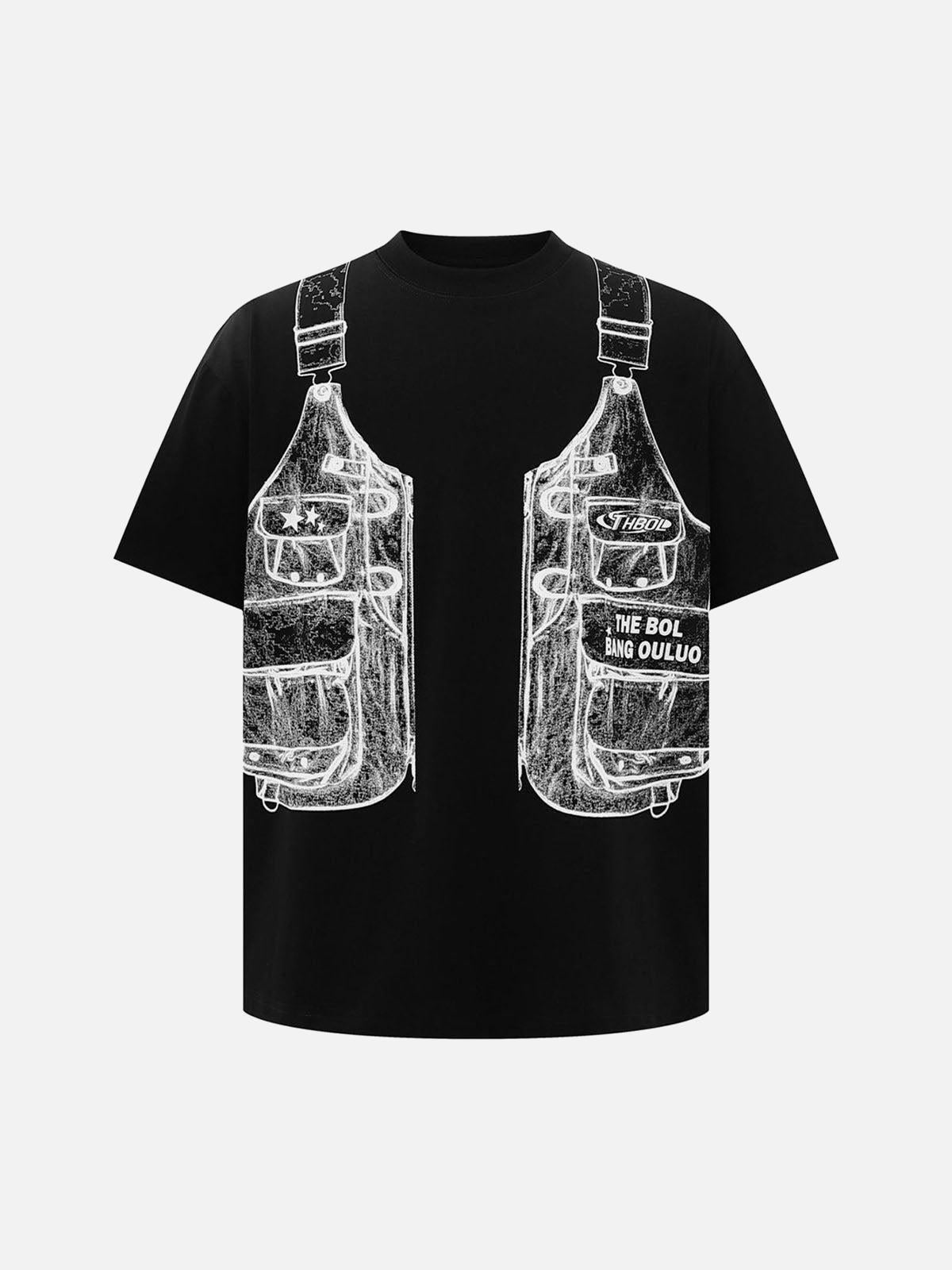 TALISHKO Jacket Print Graphic T-Shirt
