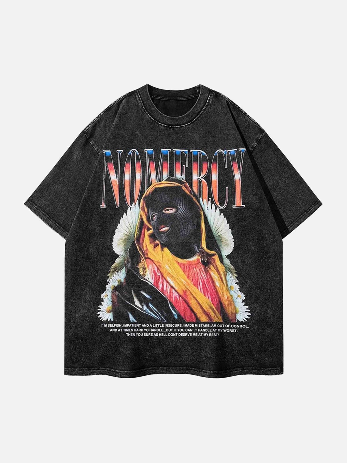 TALISHKO Hip Hop Washed Vintage Do-Over T-Shirt