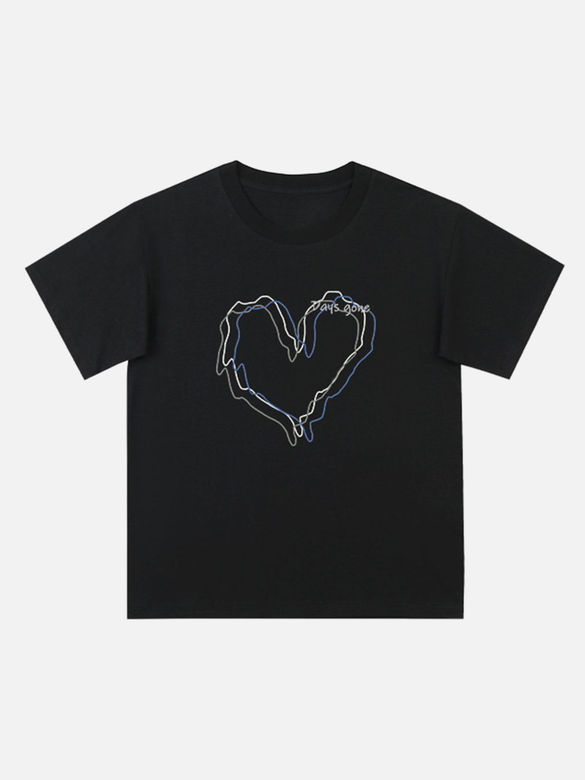 TALISHKO Love Lines Print Tee