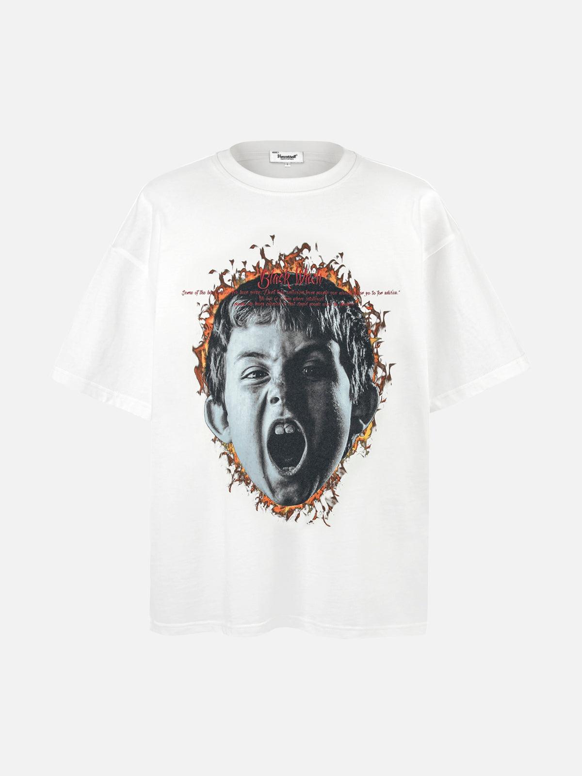 TALISHKO Fiery Scream Vintage Wash Tee