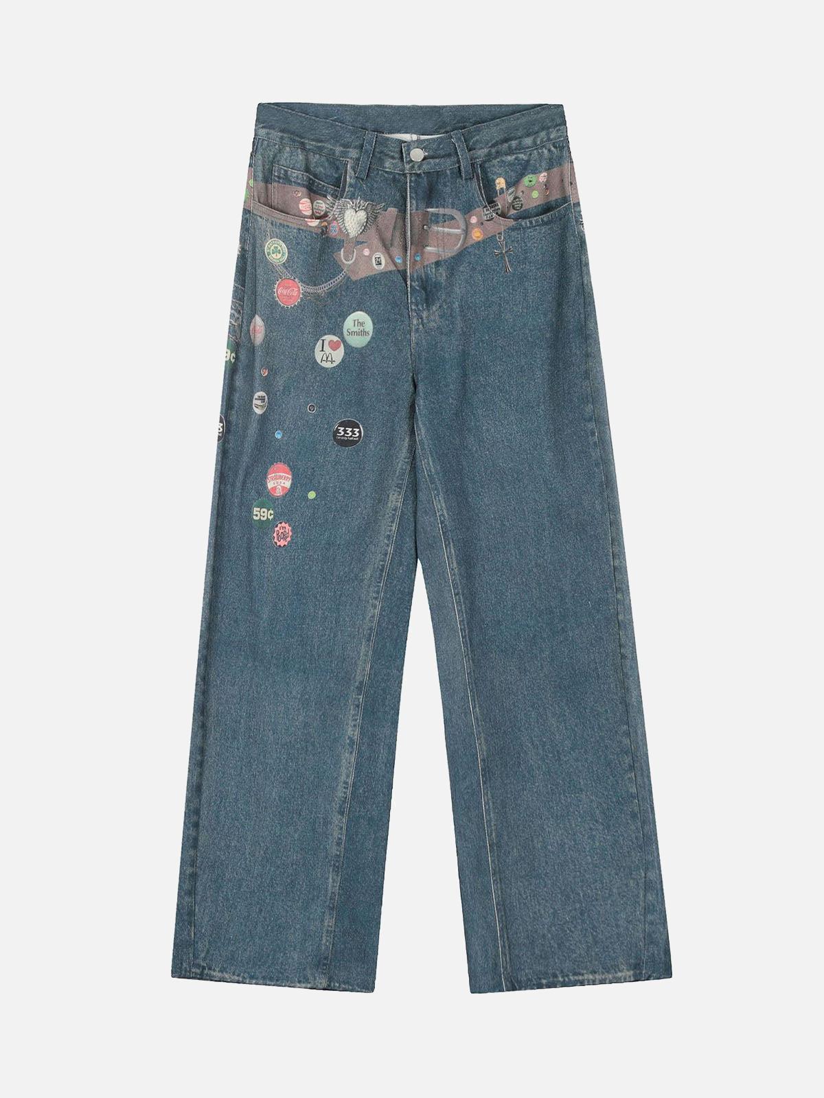 TALISHKO Street Washed Cleanfit Straight Jeans
