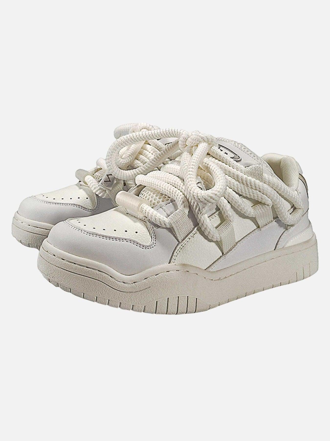 TALISHKO Dirty Braid Design Skateboard Bread Shoes