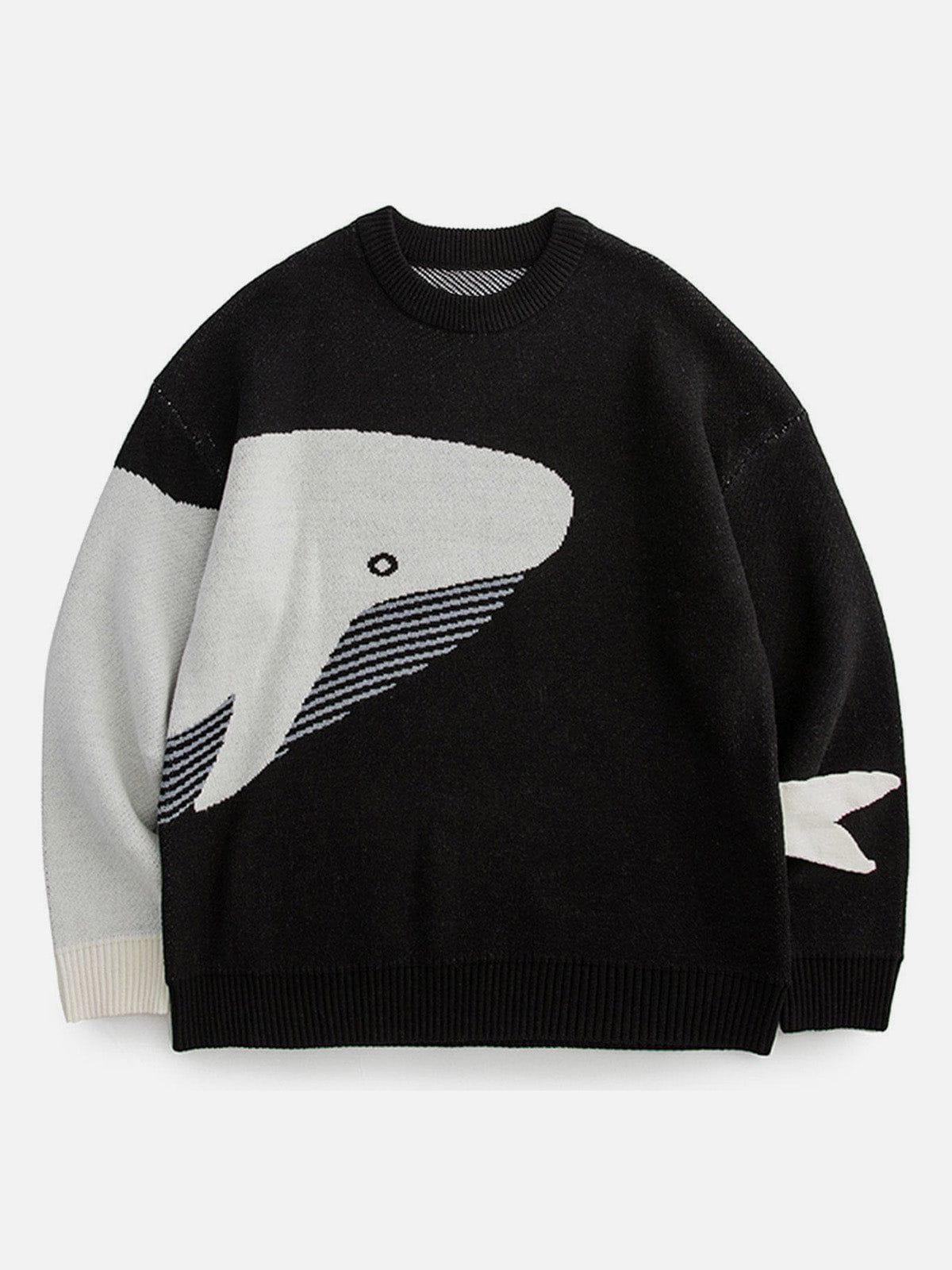 TALISHKO The Loneliest Whale Knit Sweater