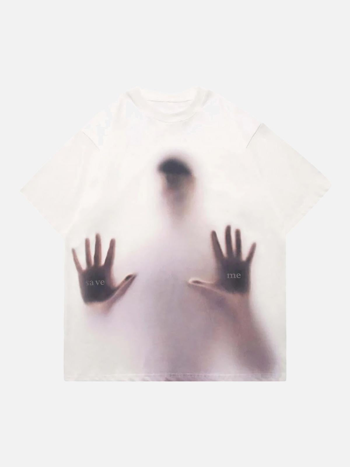 TALISHKO Phantom Portrait Printed T Shirt