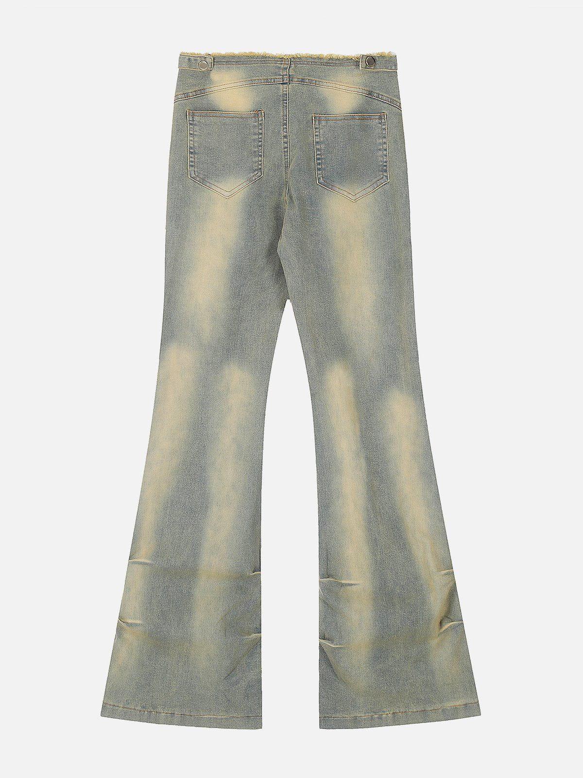 TALISHKO Fringe Waist Jeans