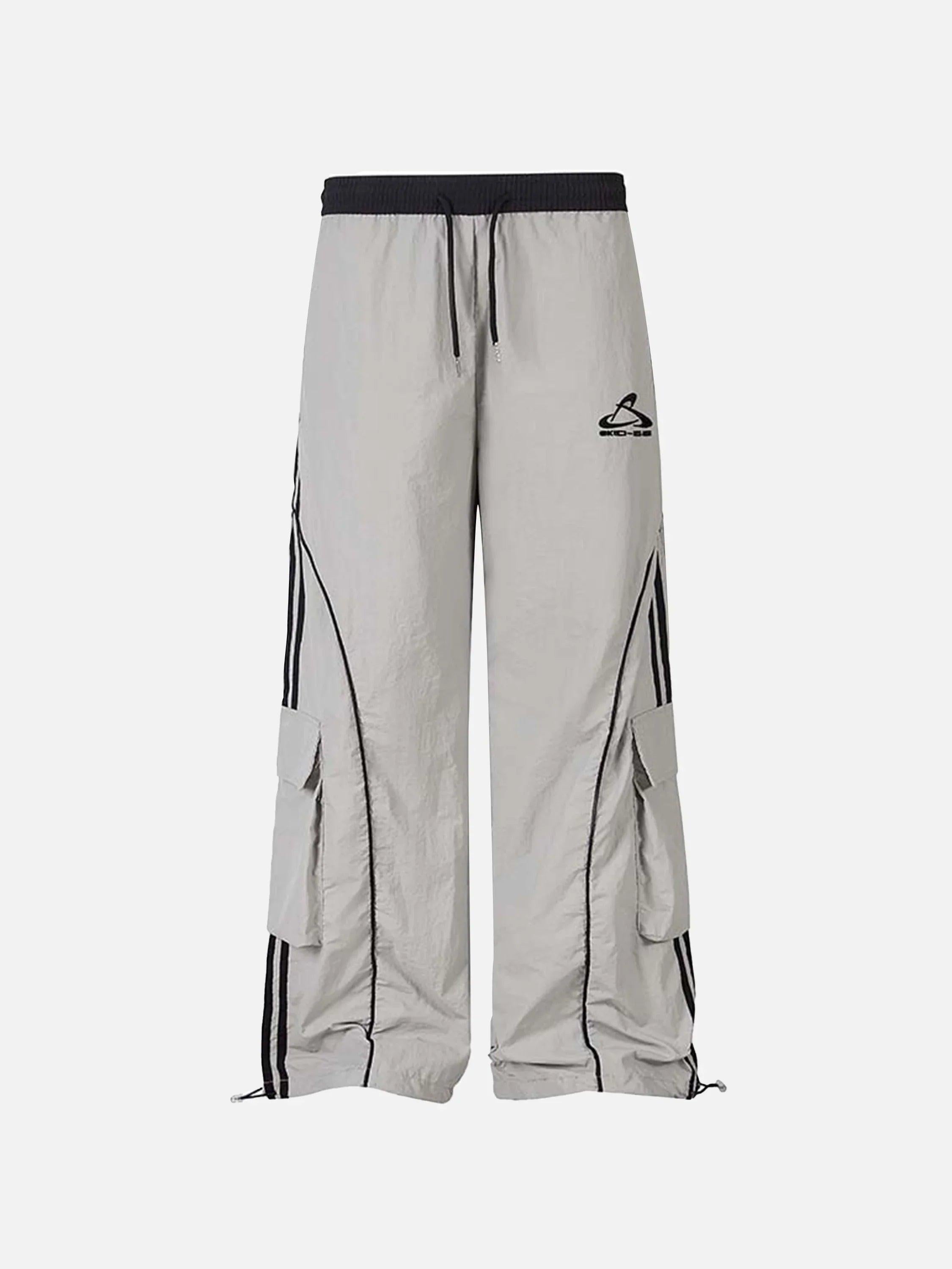 TALISHKO Contrast Striped Drawstring Sweatpants