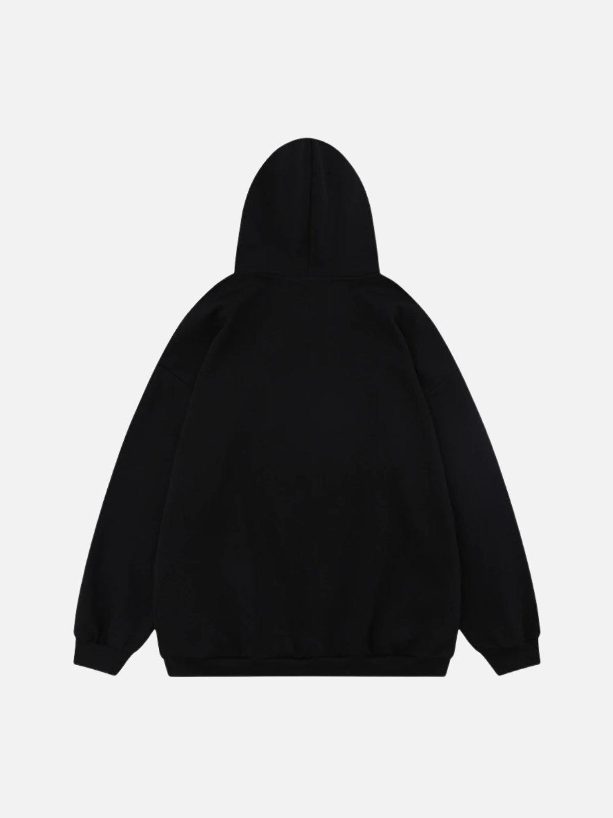TALISHKO Shadow Graphic Print Hoodie