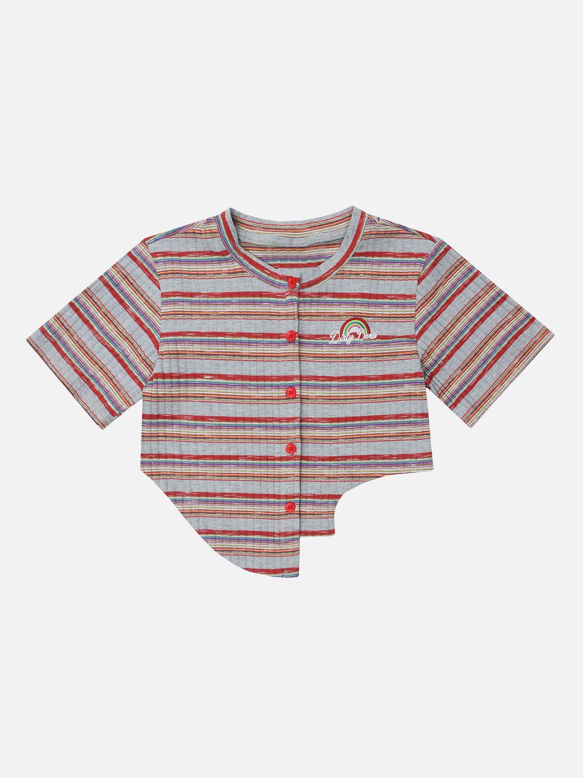 TALISHKO Irregular Stripes Tee