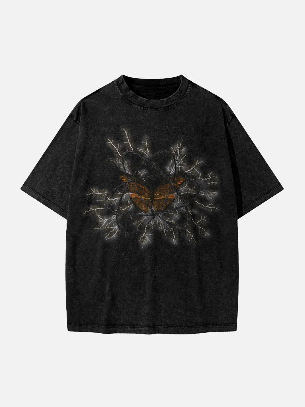 TALISHKO Thorns Butterfly Print Tee