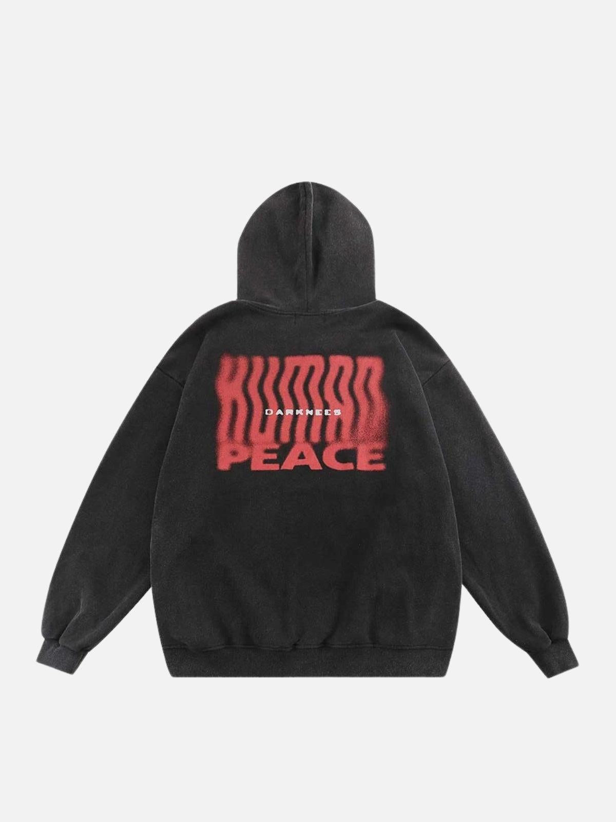 TALISHKO Darkness Shadow Graphic Hoodie
