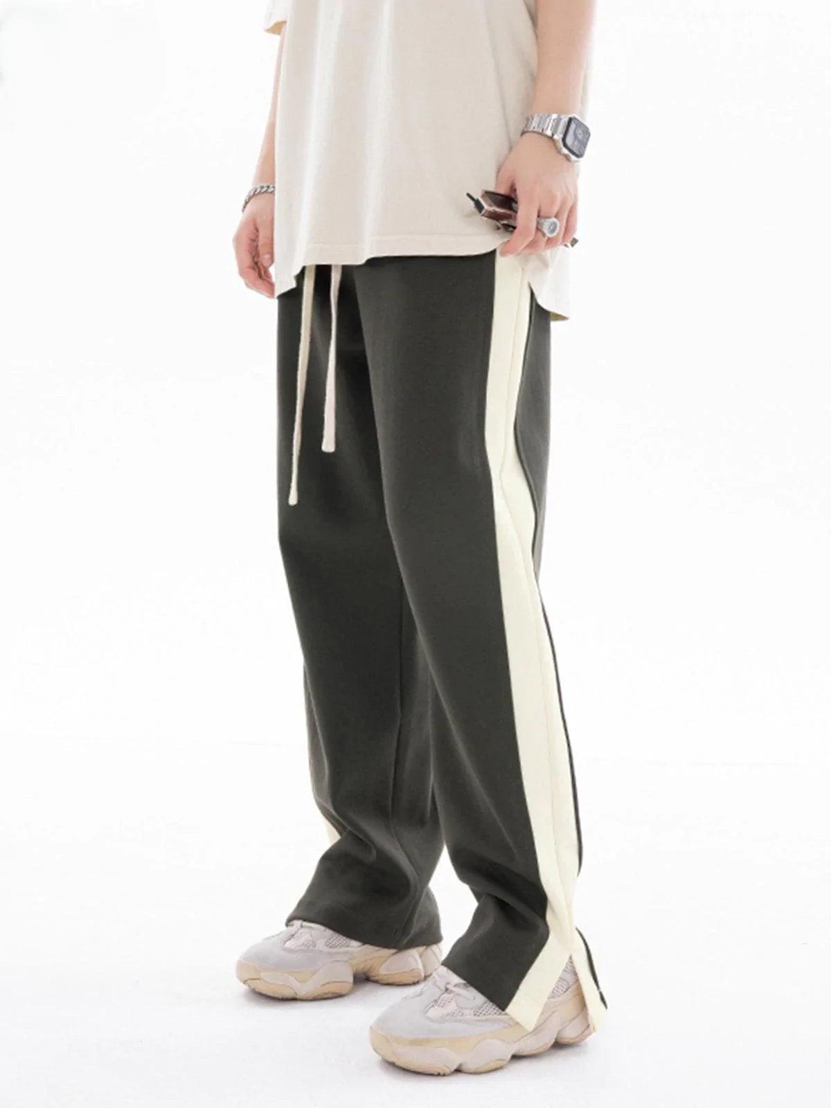 TALISHKO Patchwork Split Pants