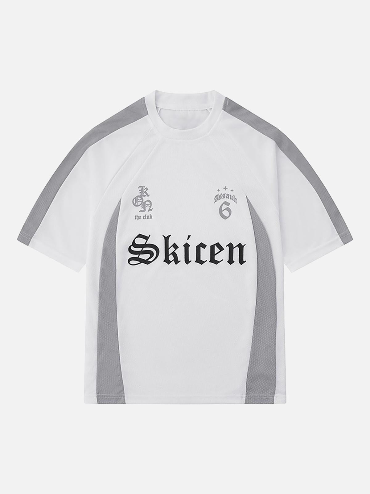 TALISHKO Gothic Font Jersey Street Rap T-Shirt