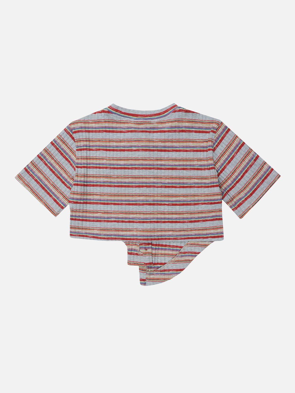 TALISHKO Irregular Stripes Tee