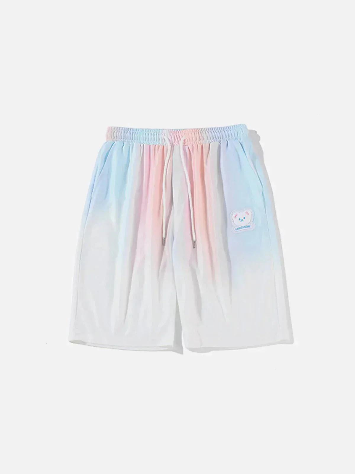 TALISHKO Gradient Drawstring Shorts