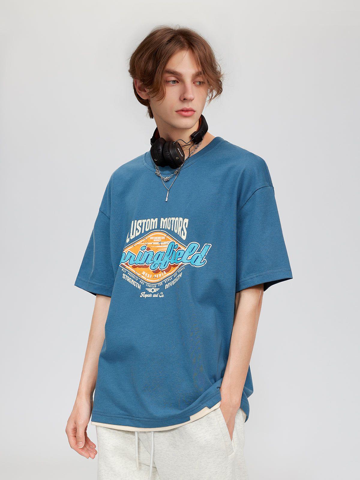 TALISHKO Diamond Letter Graphic Tee
