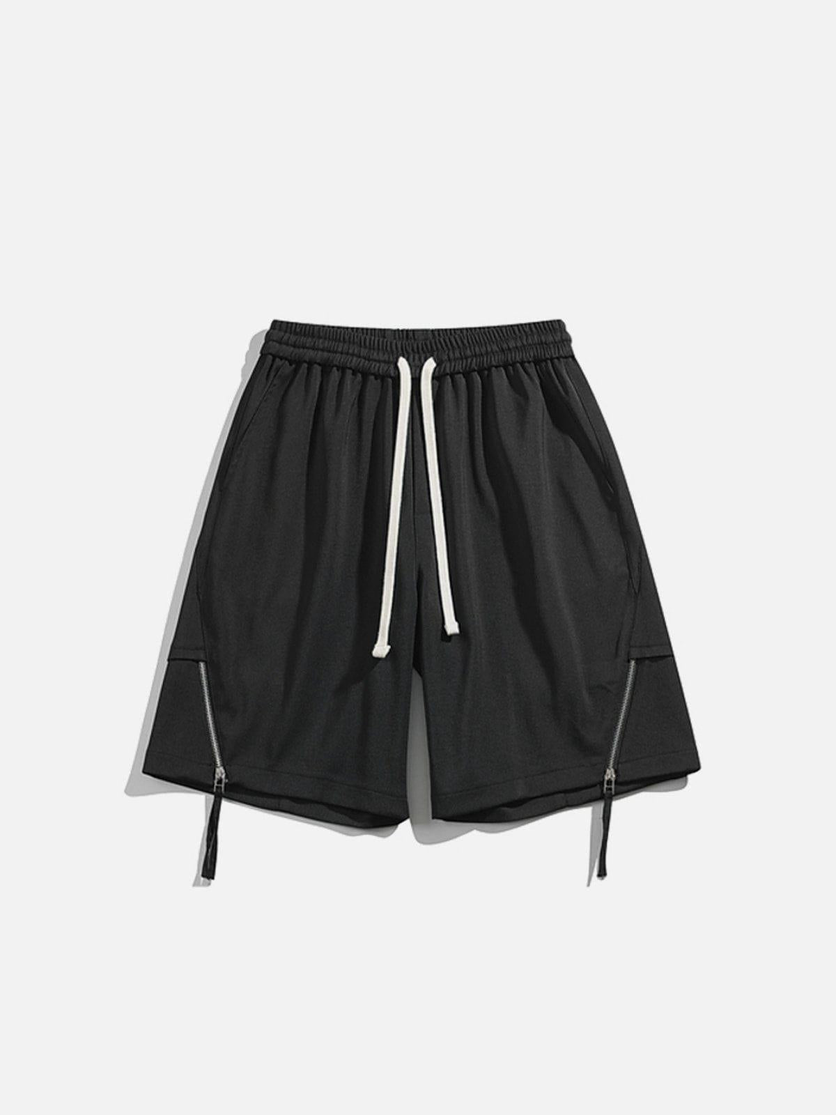 TALISHKO ZIP UP Drawstring Shorts