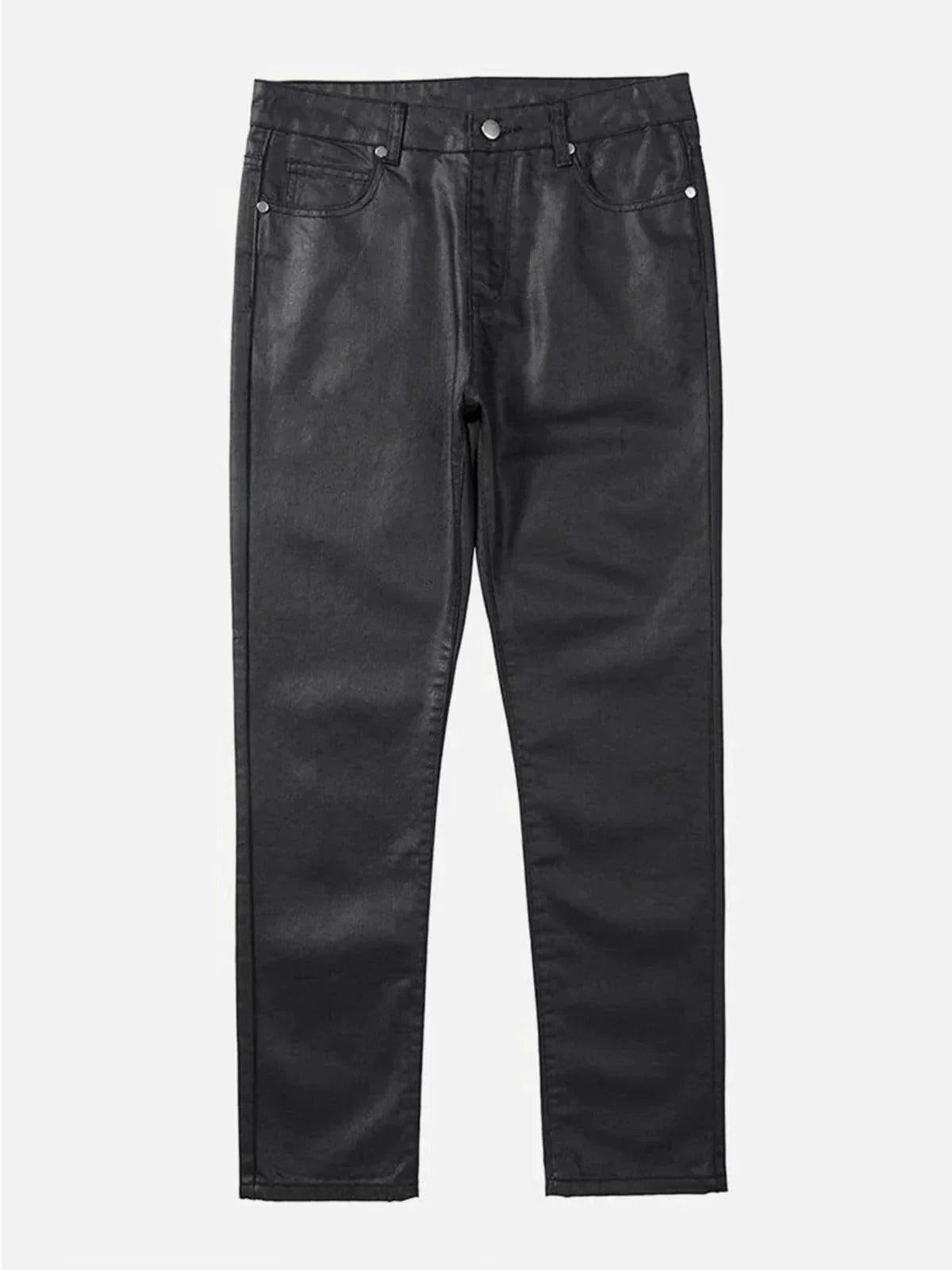 TALISHKO Waxed Slim Pants