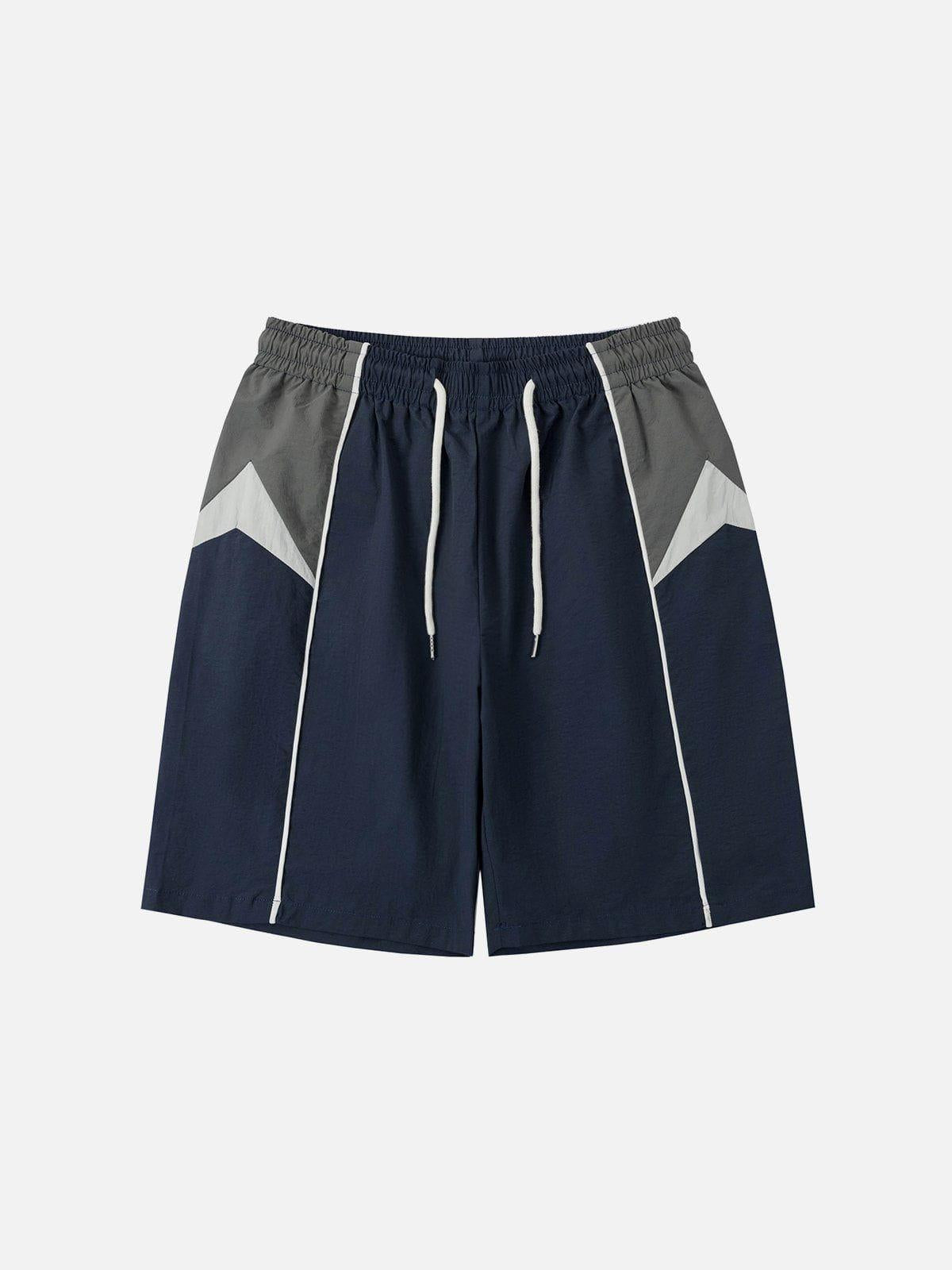 TALISHKO Color Blocking Athleisure Shorts