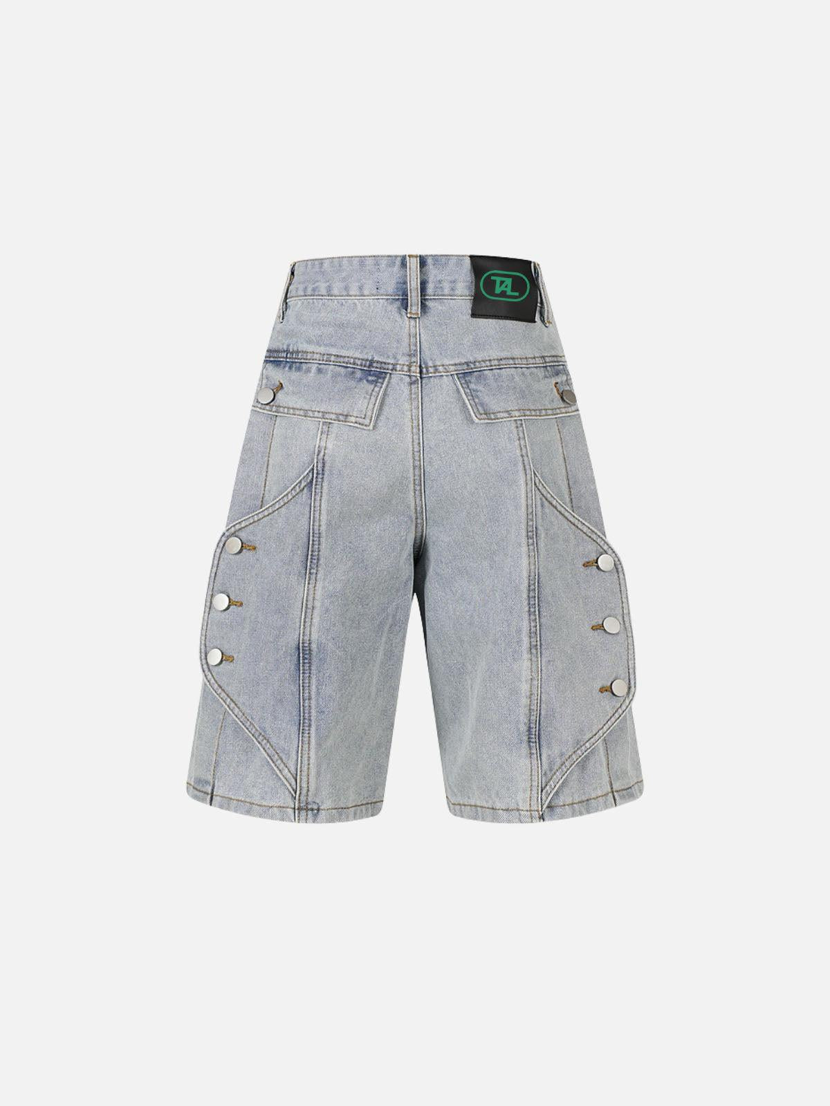 TALISHKO Deconstructive Patchwork Jorts