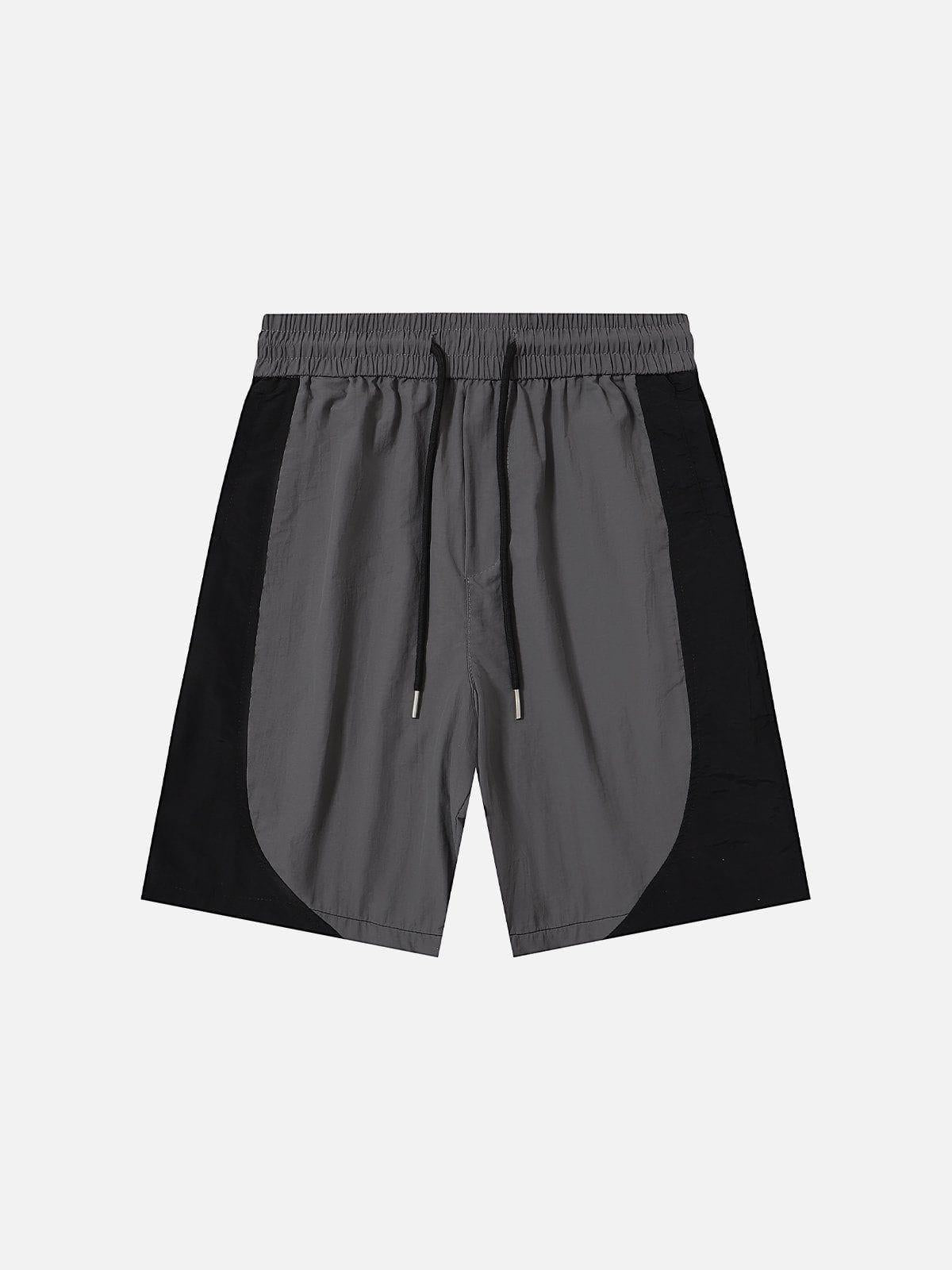 TALISHKO Color Blocking Drawstring Shorts