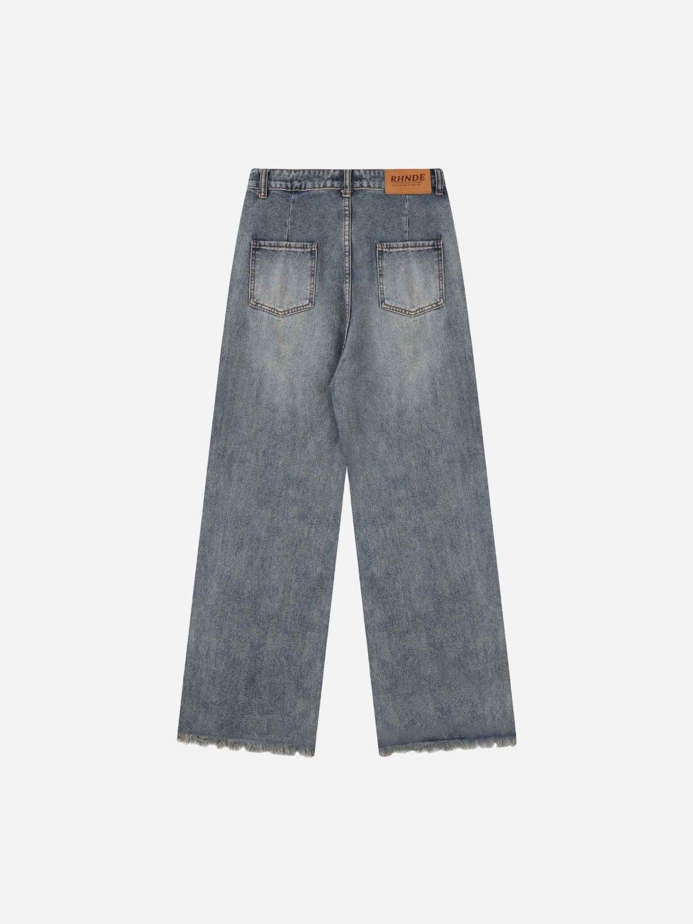 TALISHKO Appliqued Butterfly Embroidered Jeans