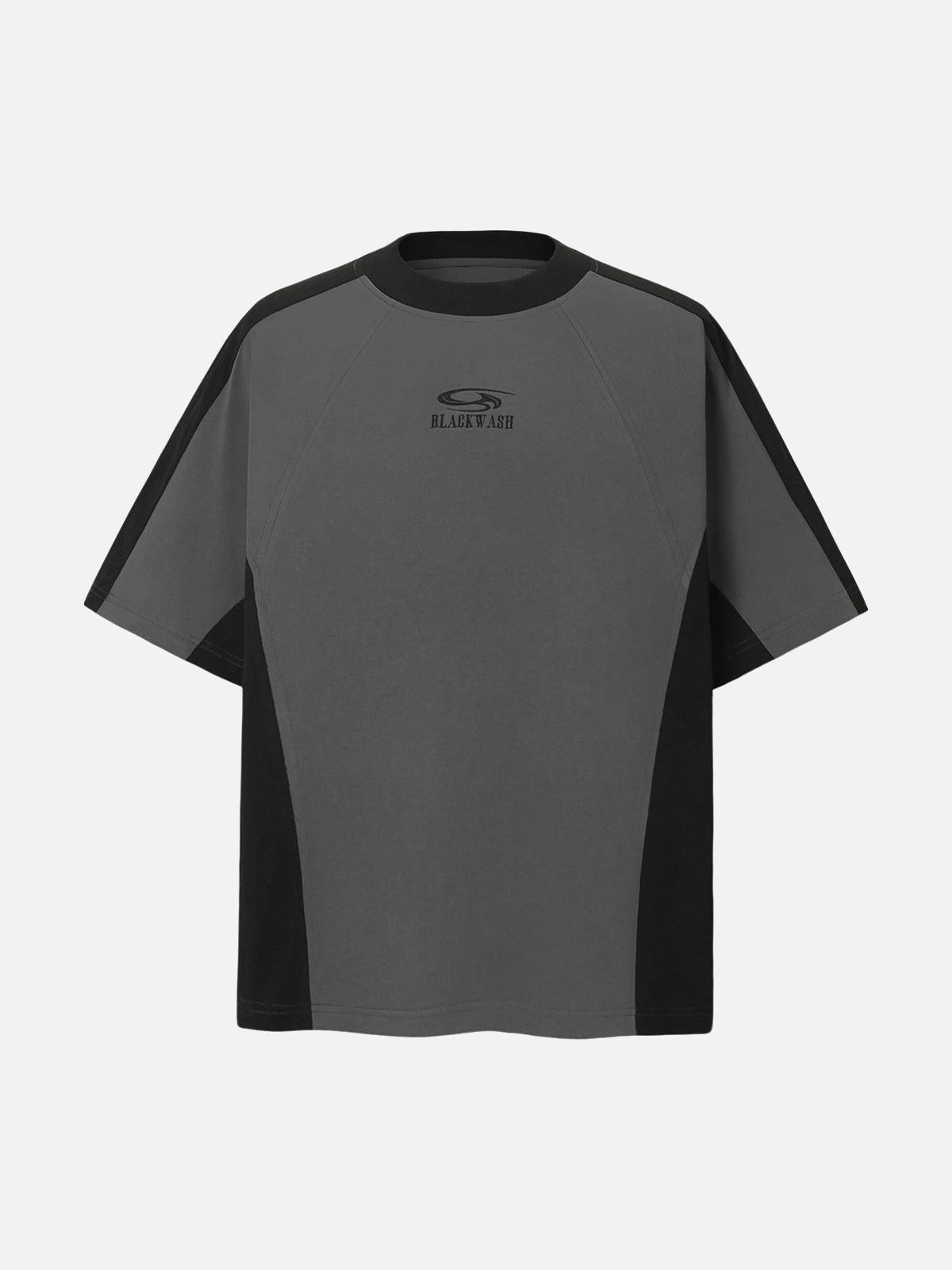 TALISHKO Contrast Color Short Sleeve T-Shirt