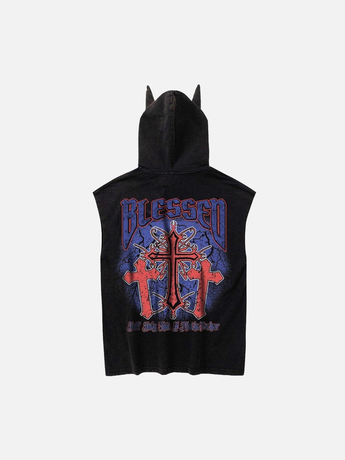 TALISHKO Washed Hooded Cotton Undershirt