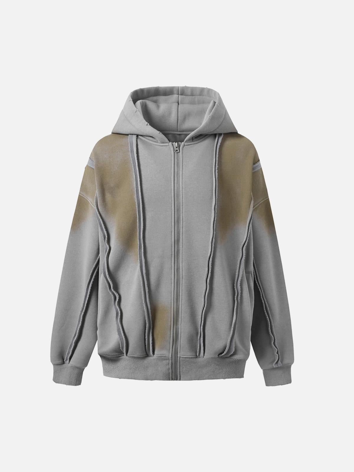 TALISHKO Distressed Patchwork Velvet Jacket