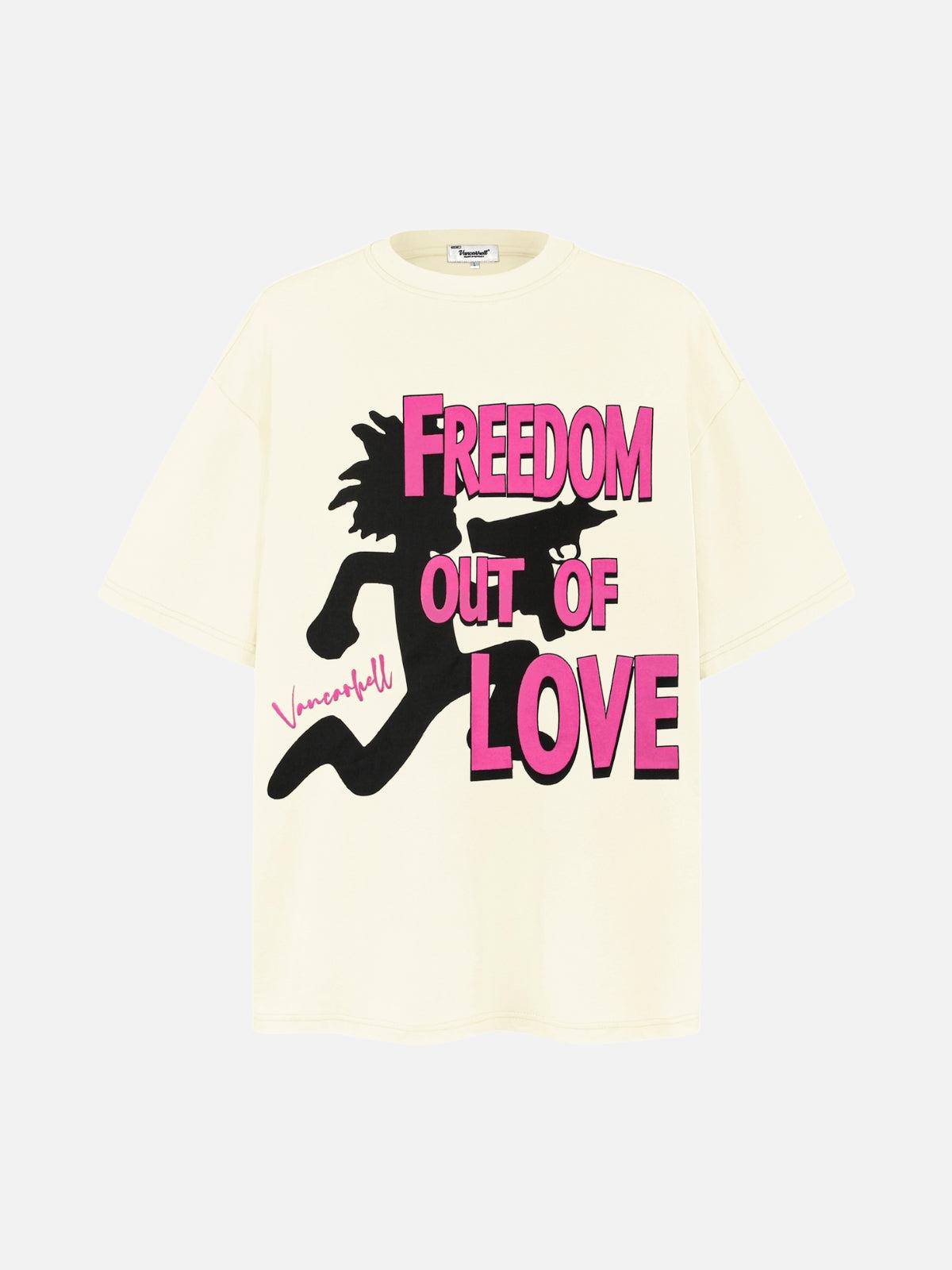 TALISHKO Bold Contrast Love Silhouette Tee